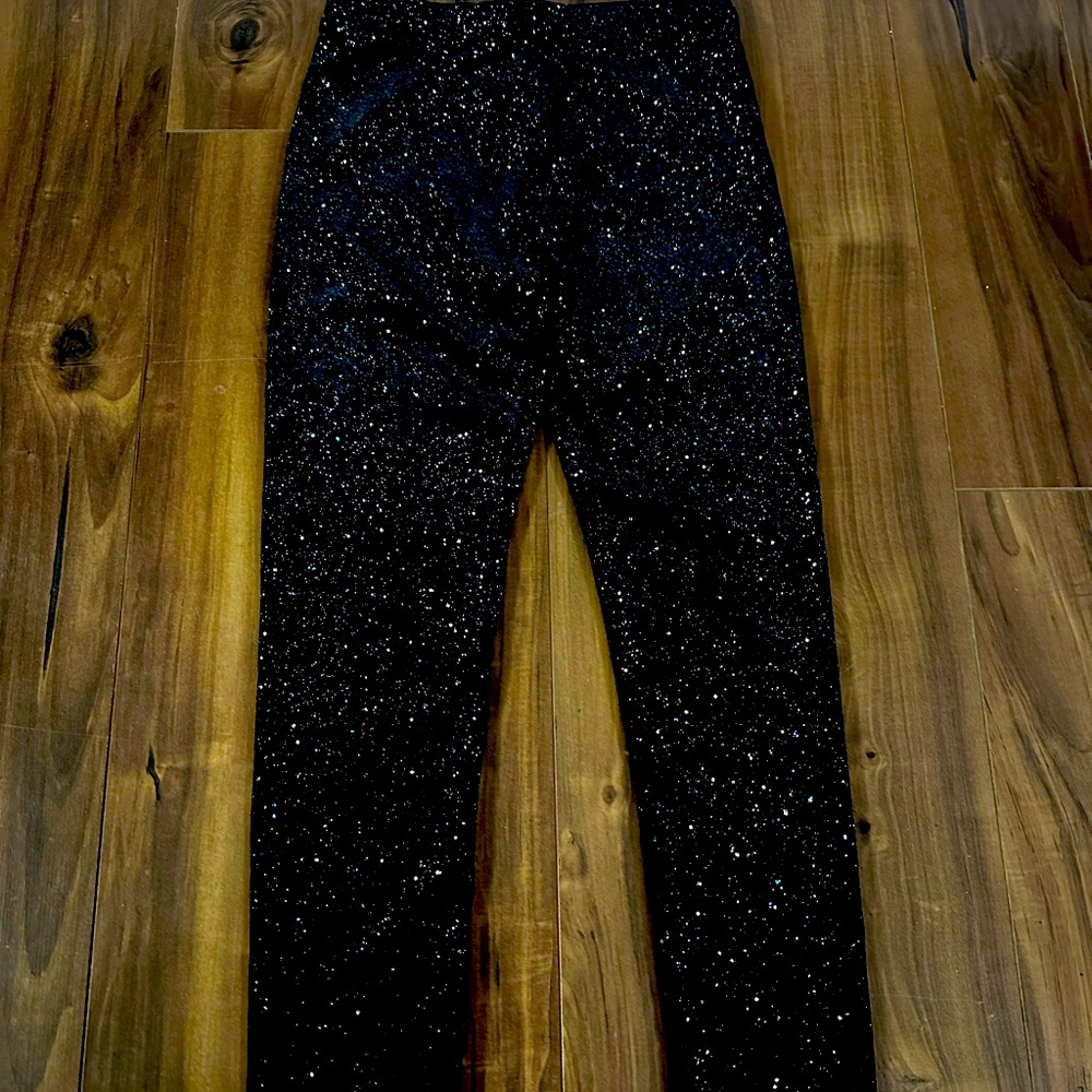 Holiday sparkle velvet girls stretch pants from Jcrew/crewcuts